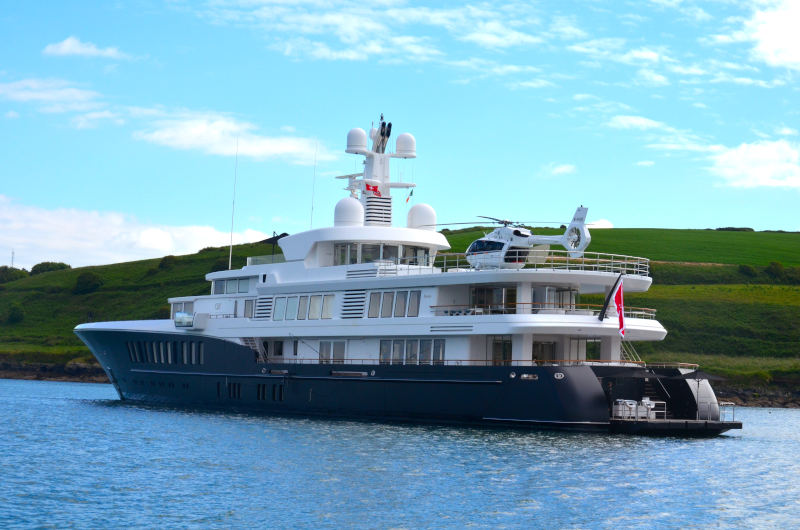 M/Y AIR in Kinsale. Photo (c) C O'Donoghue